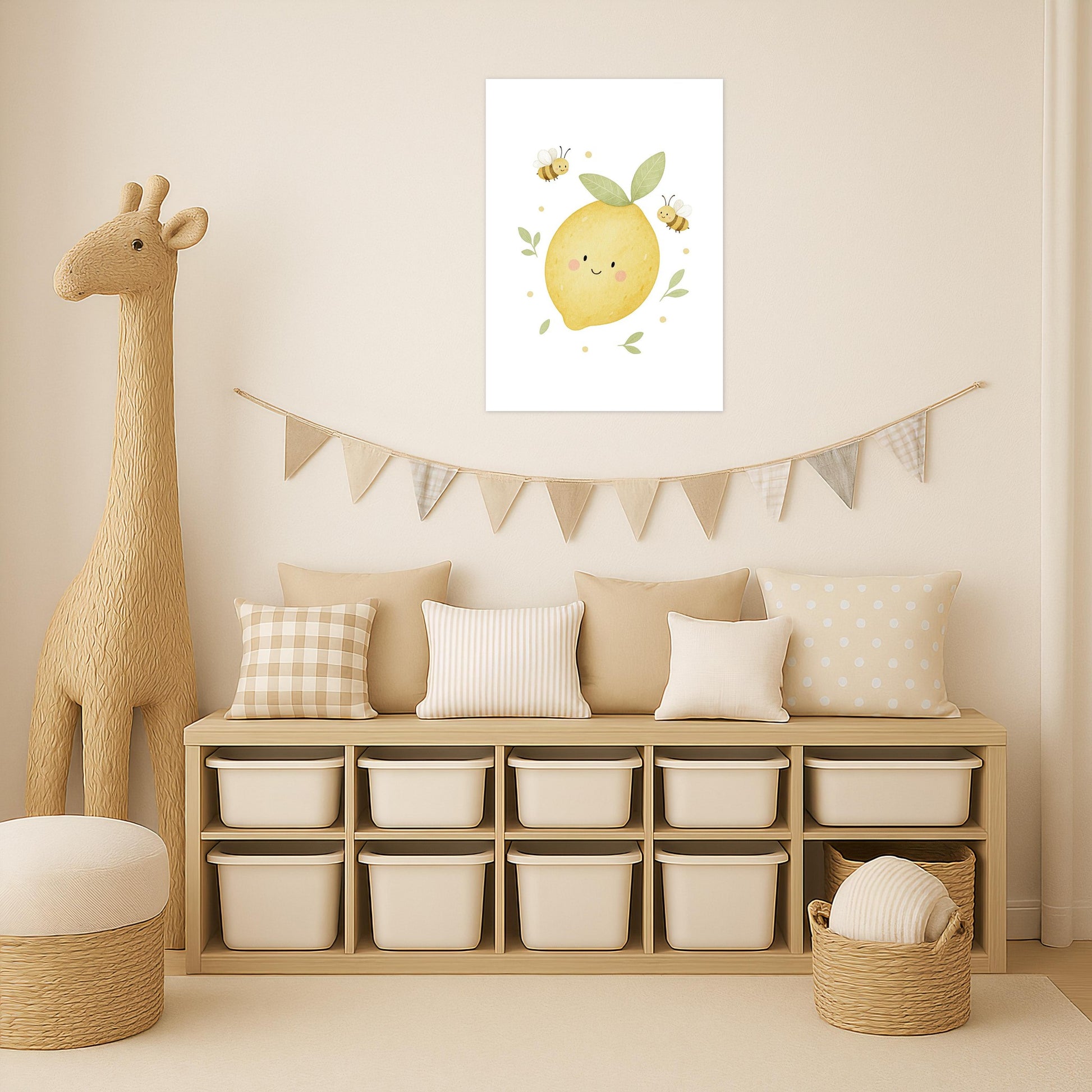 Obst: Zitrone Poster von tinylearner