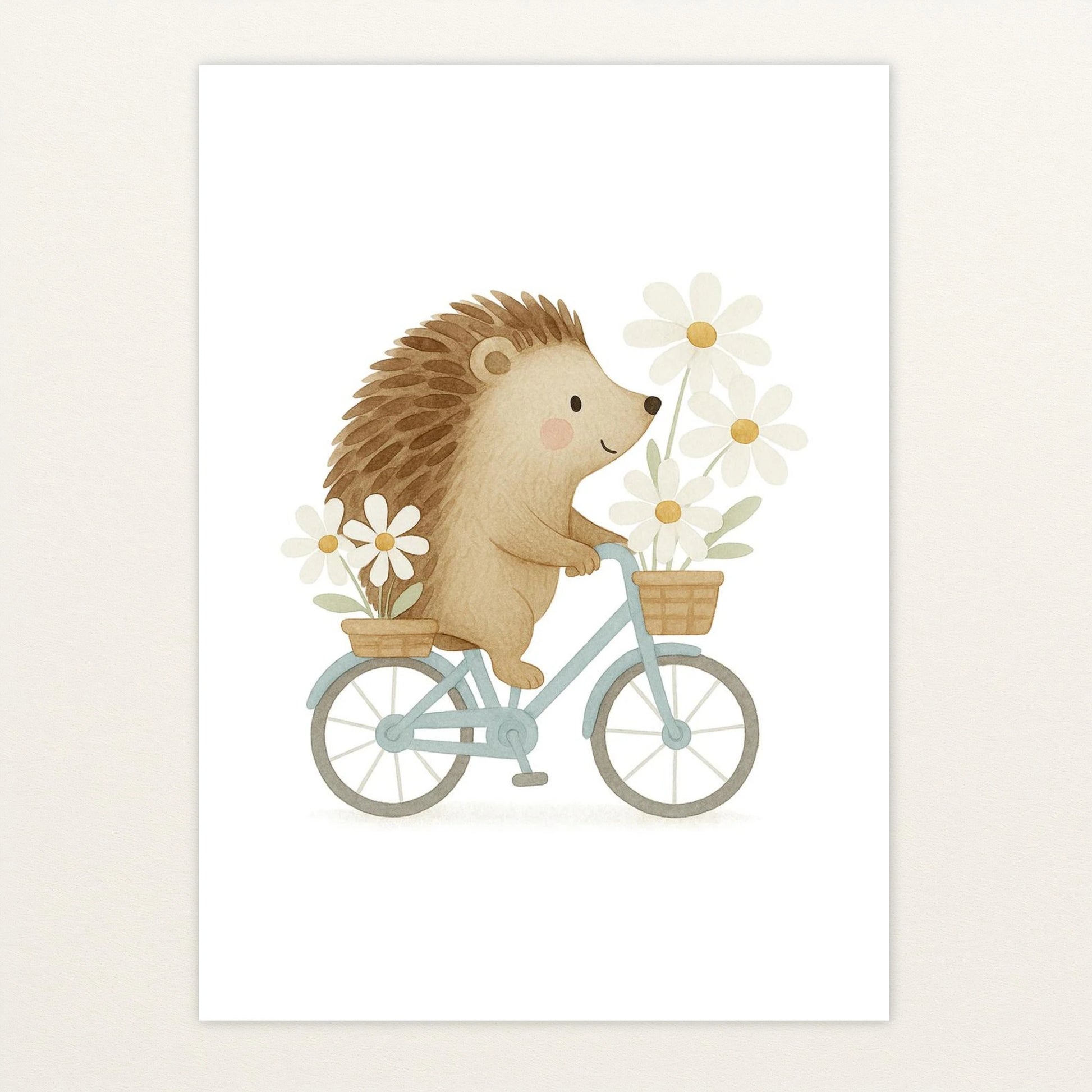 Iggi der Igel - Motiv: "Frühling" Poster von tinylearner