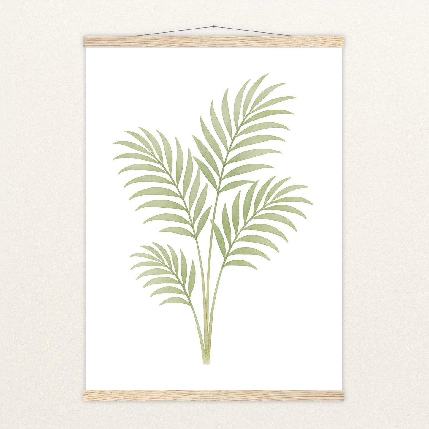 Howea-Blatt Poster mit Leisten von tinylearner