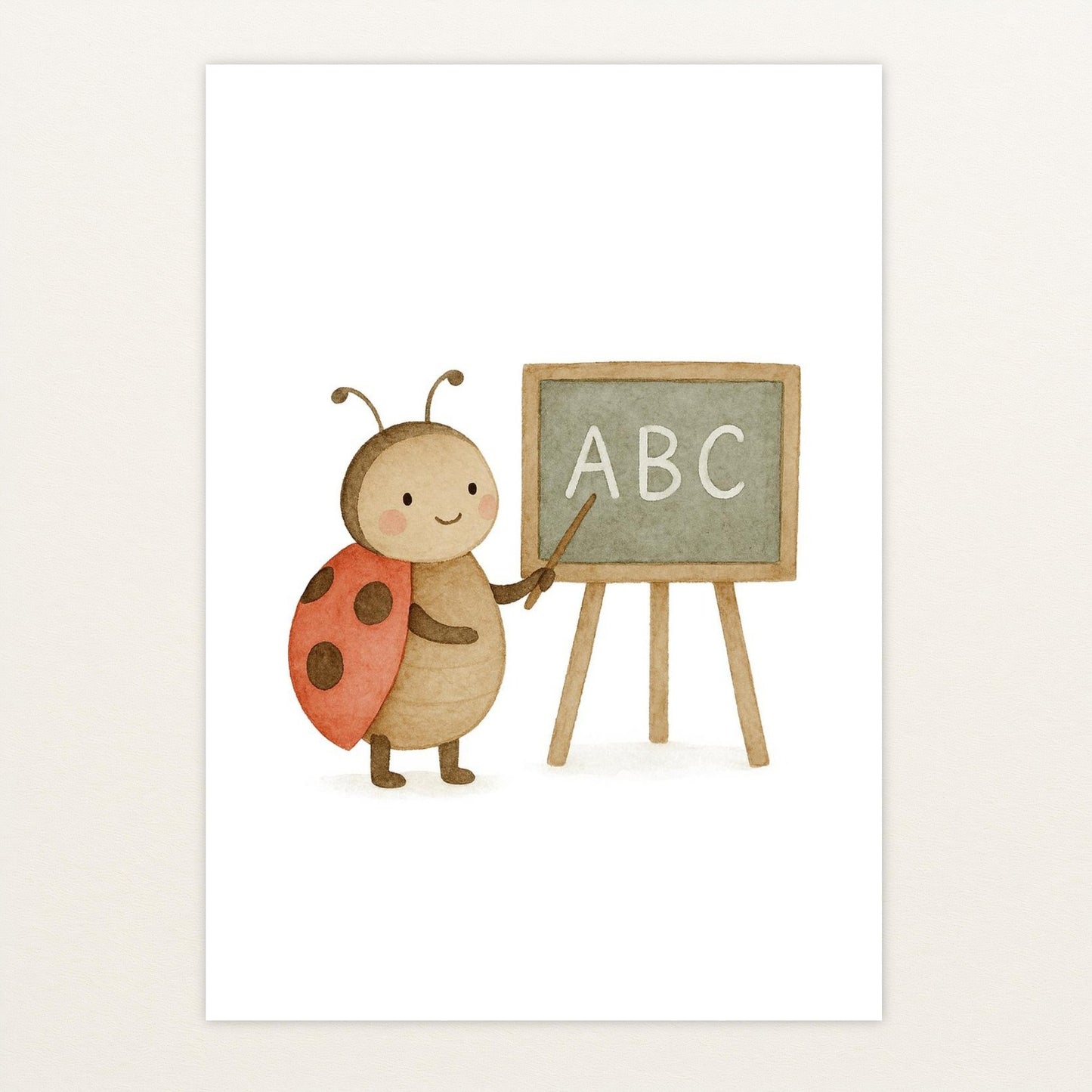 Marie der Marienenkäfer - Lehrer Poster von tinylearner