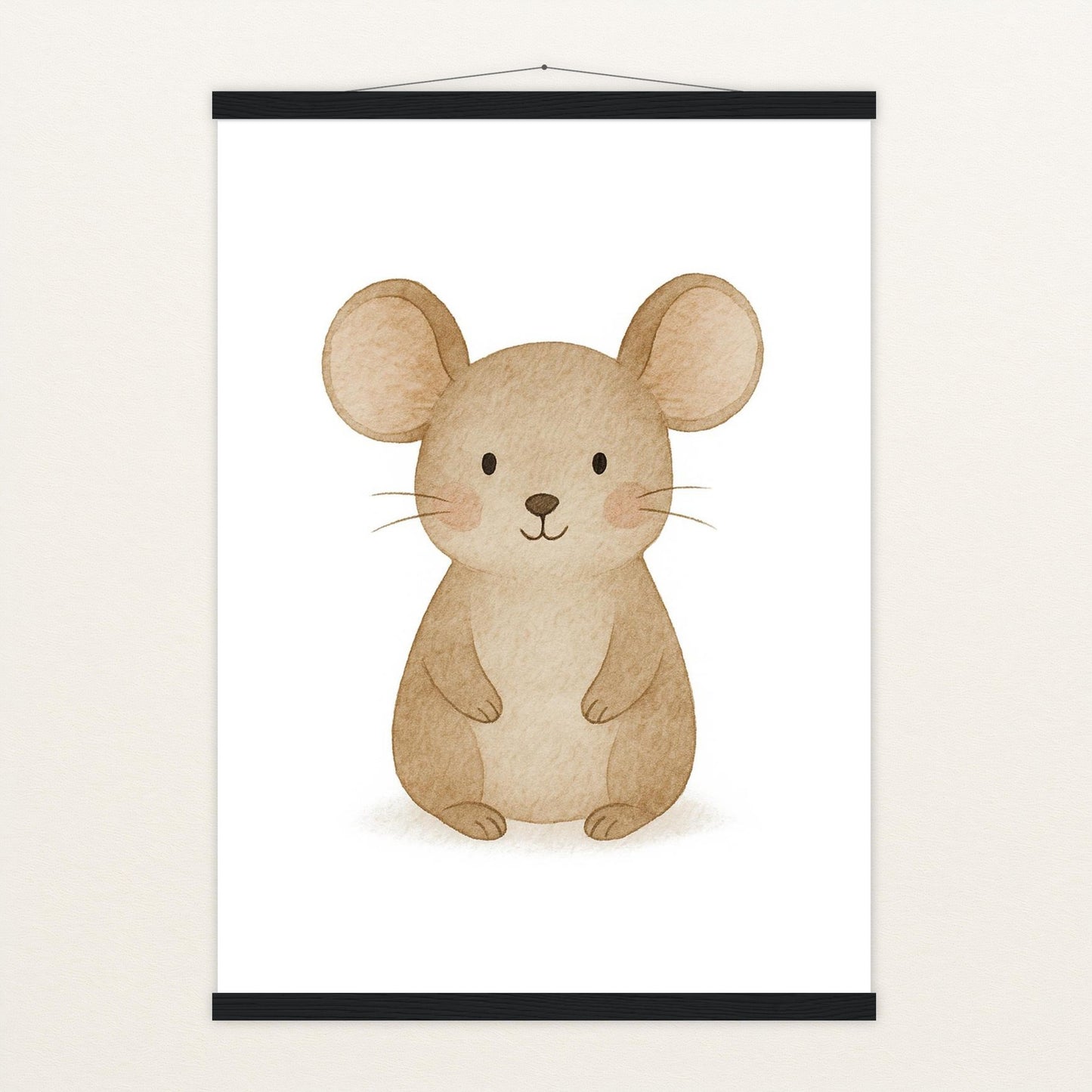 Mimi die Maus Poster mit Leisten von tinylearner