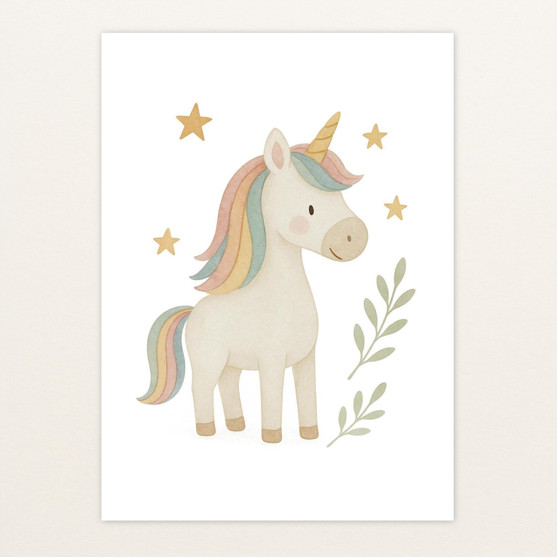 Luni das Einhorn Poster von tinylearner
