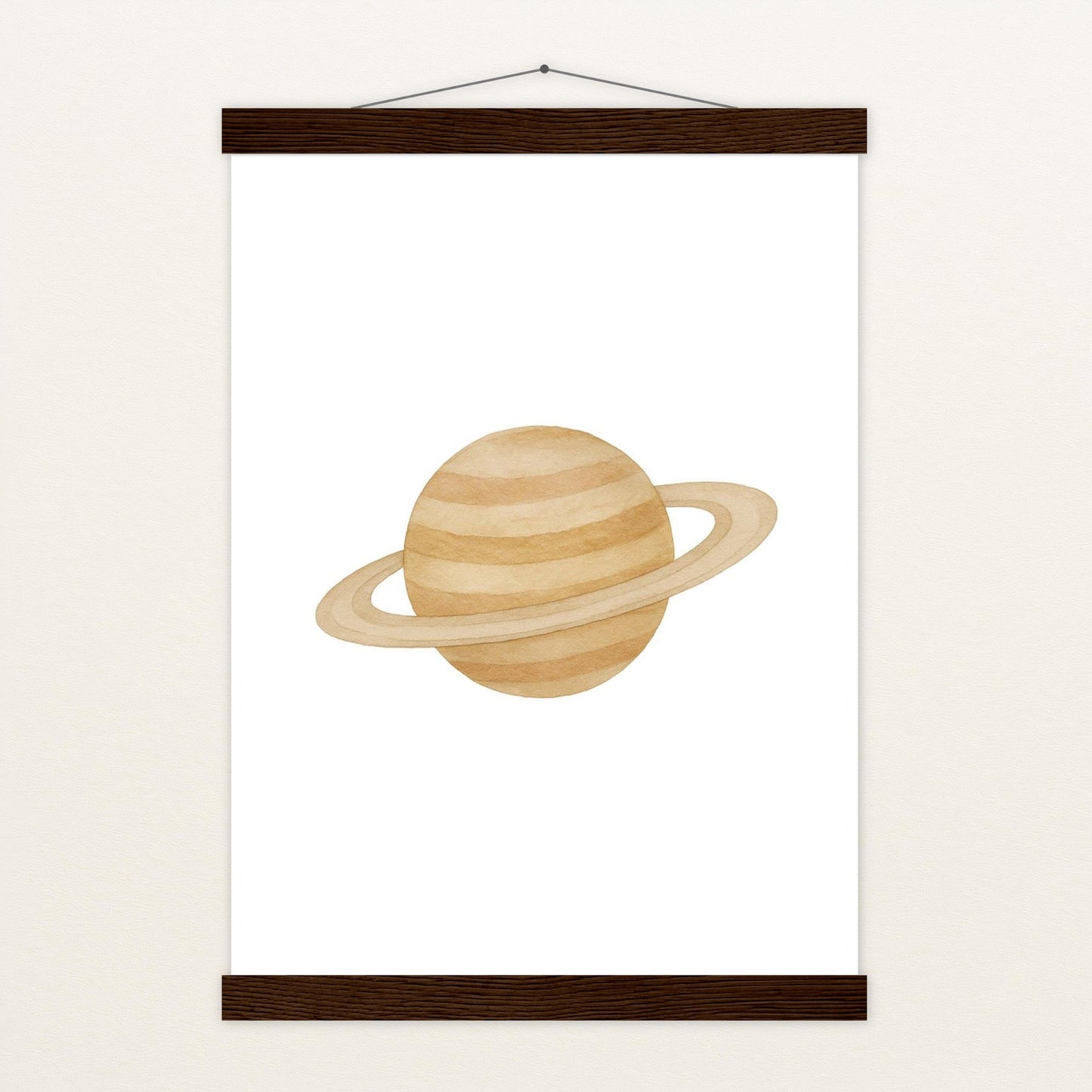 Saturn Poster mit Leisten von tinylearner