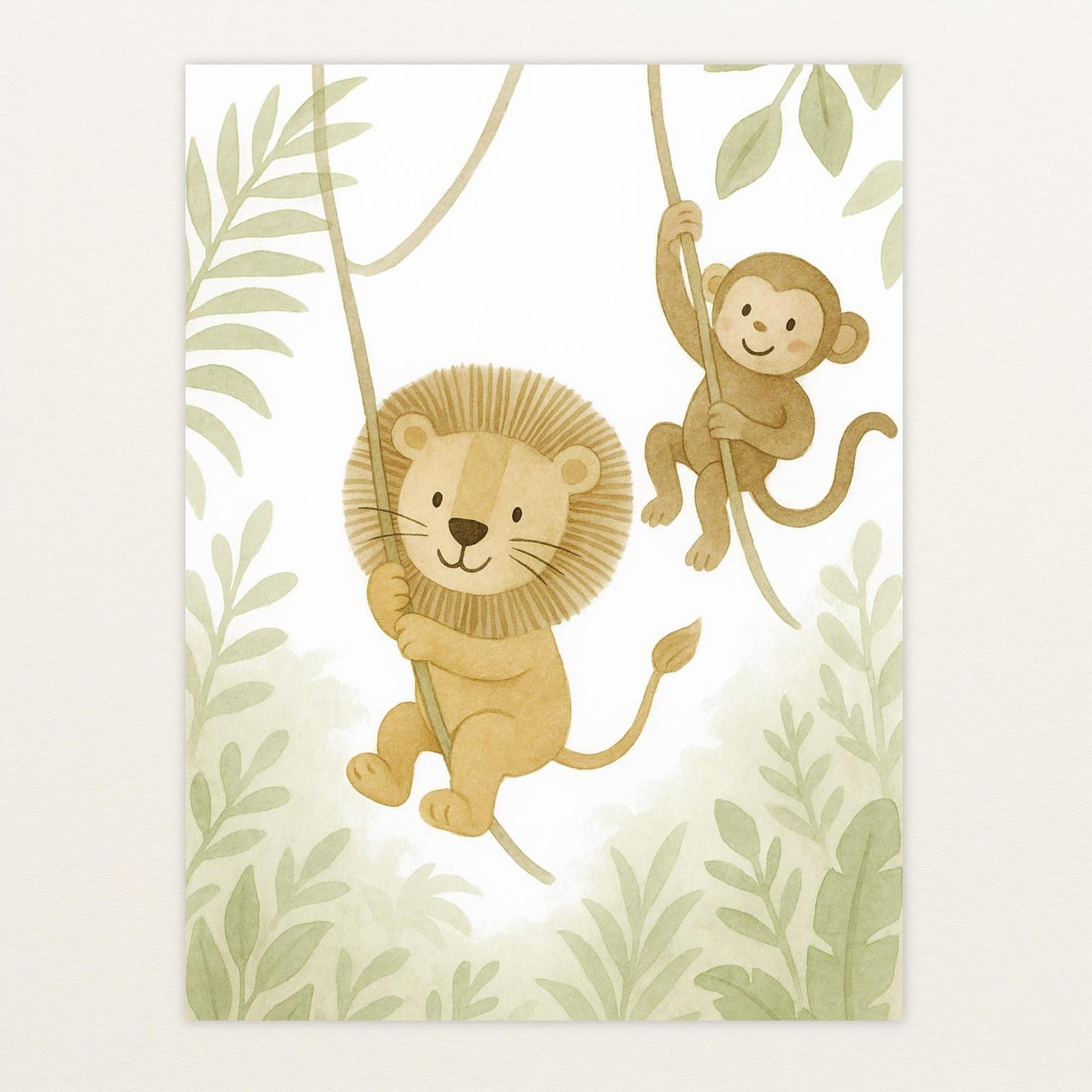 Tierfreunde - Motiv: "Lianen" Poster von tinylearner