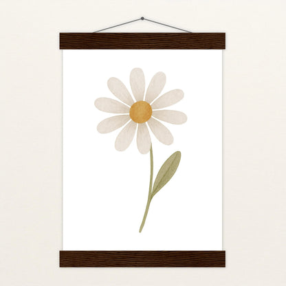 Gänseblümchen Poster mit Leisten von tinylearner