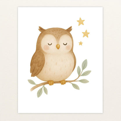 Emmi die Eule Poster von tinylearner