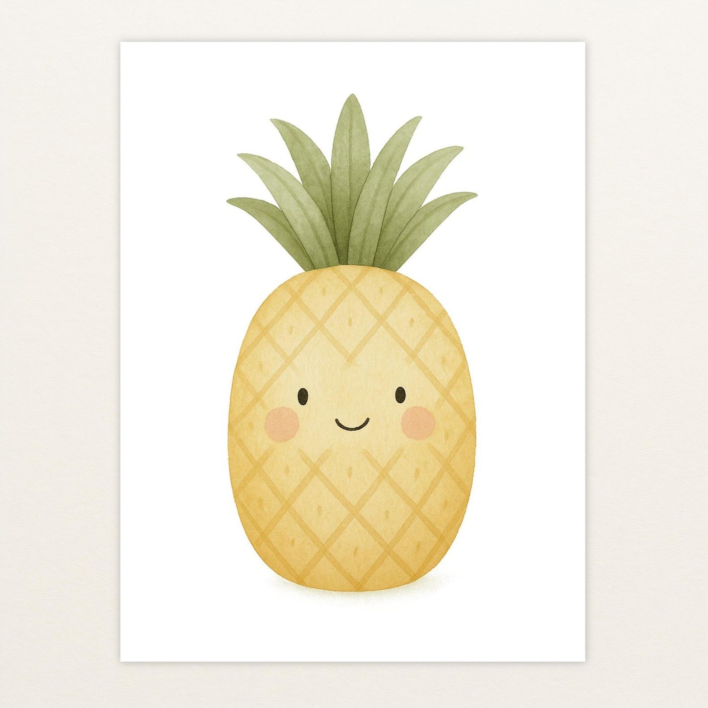 Obst: Ananas Poster von tinylearner