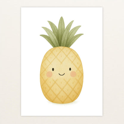 Obst: Ananas Poster von tinylearner