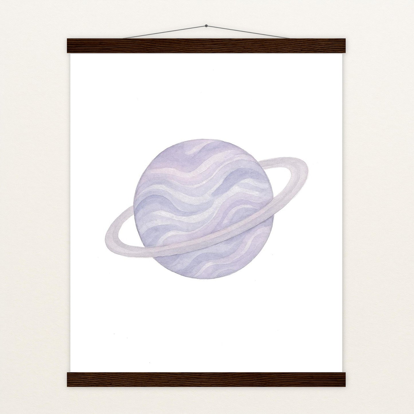 Planet Poster mit Leisten von tinylearner