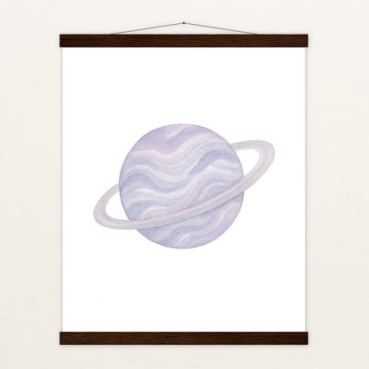 Planet Poster mit Leisten von tinylearner