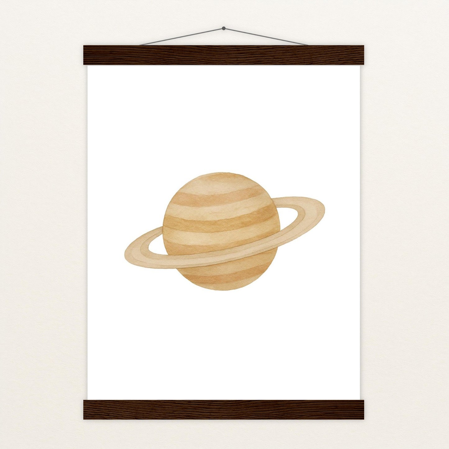 Saturn Poster mit Leisten von tinylearner