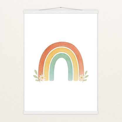 Regenbogen Poster mit Leisten von tinylearner