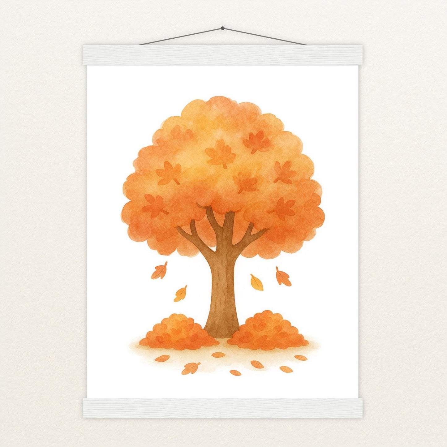 Ahornbaum Poster mit Leisten von tinylearner