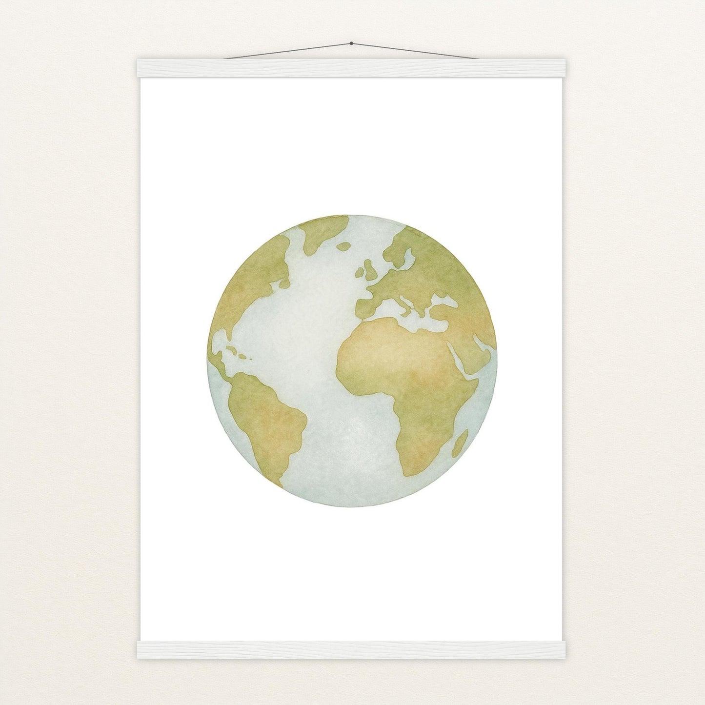 Erde Poster mit Leisten von tinylearner