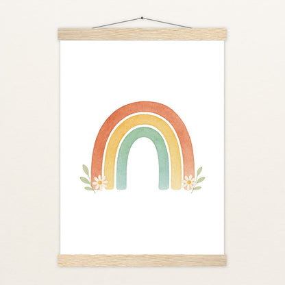 Regenbogen Poster mit Leisten von tinylearner