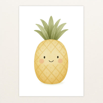 Obst: Ananas Poster von tinylearner