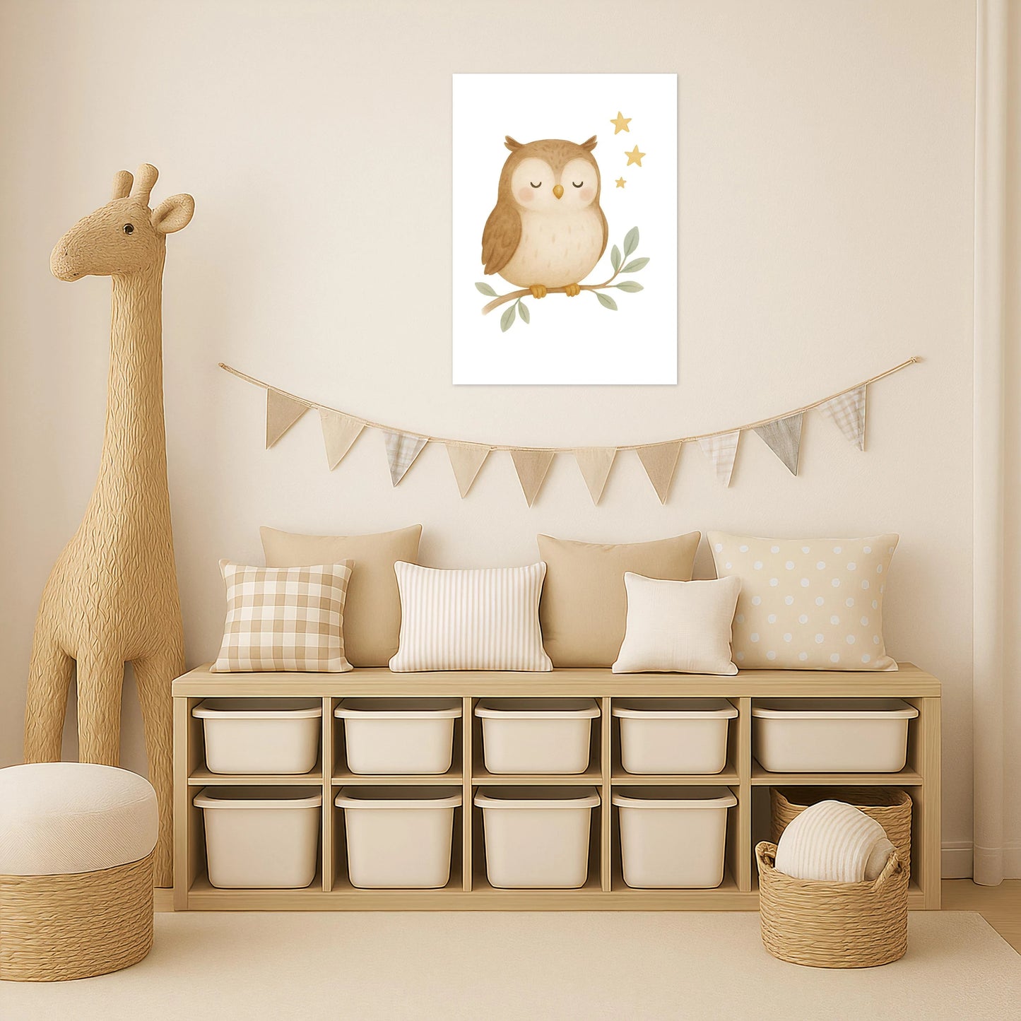 Emmi die Eule Poster von tinylearner