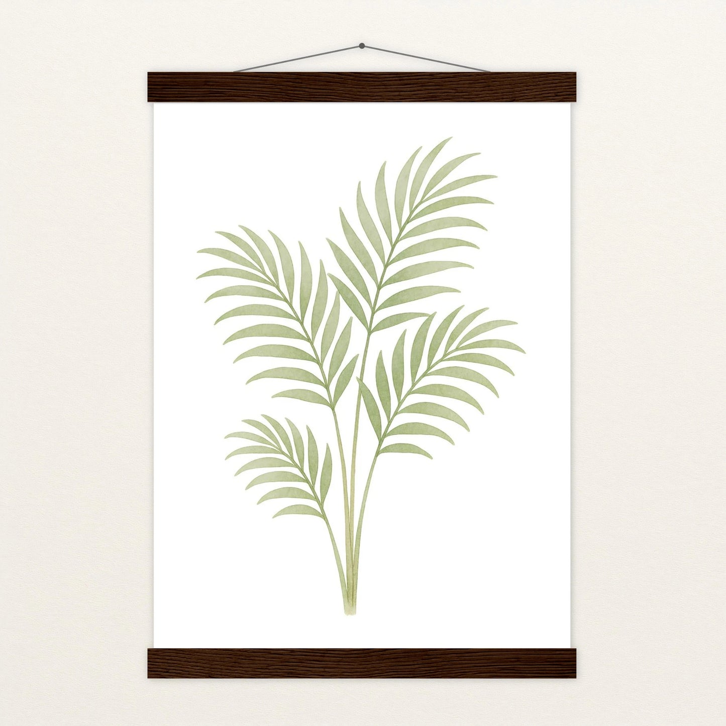 Howea-Blatt Poster mit Leisten von tinylearner