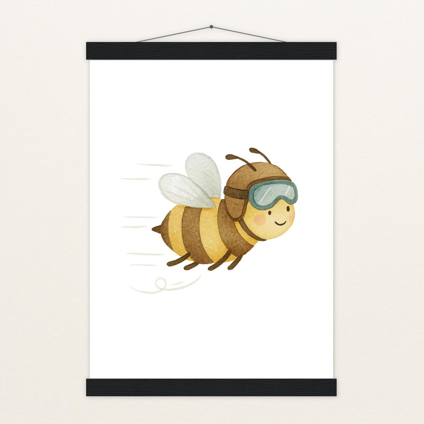 Bibi die Biene Poster mit Leisten von tinylearner