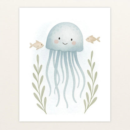 Quinn die Qualle Poster von tinylearner