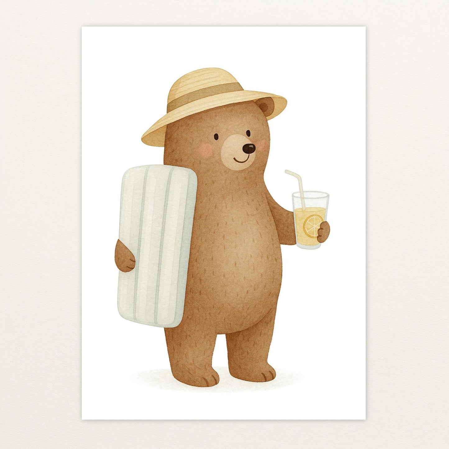 Balu der Bär - Motiv: "Strandtag" Poster von tinylearner