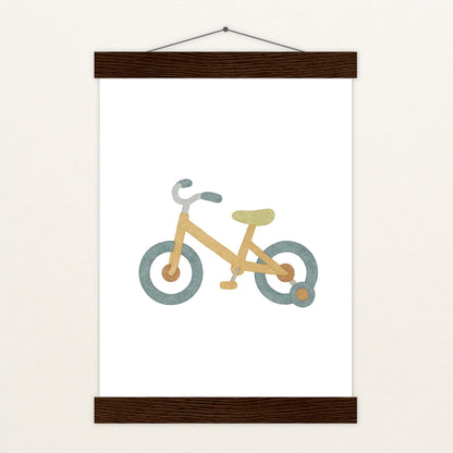 Fahrrad Poster mit Leisten von tinylearner