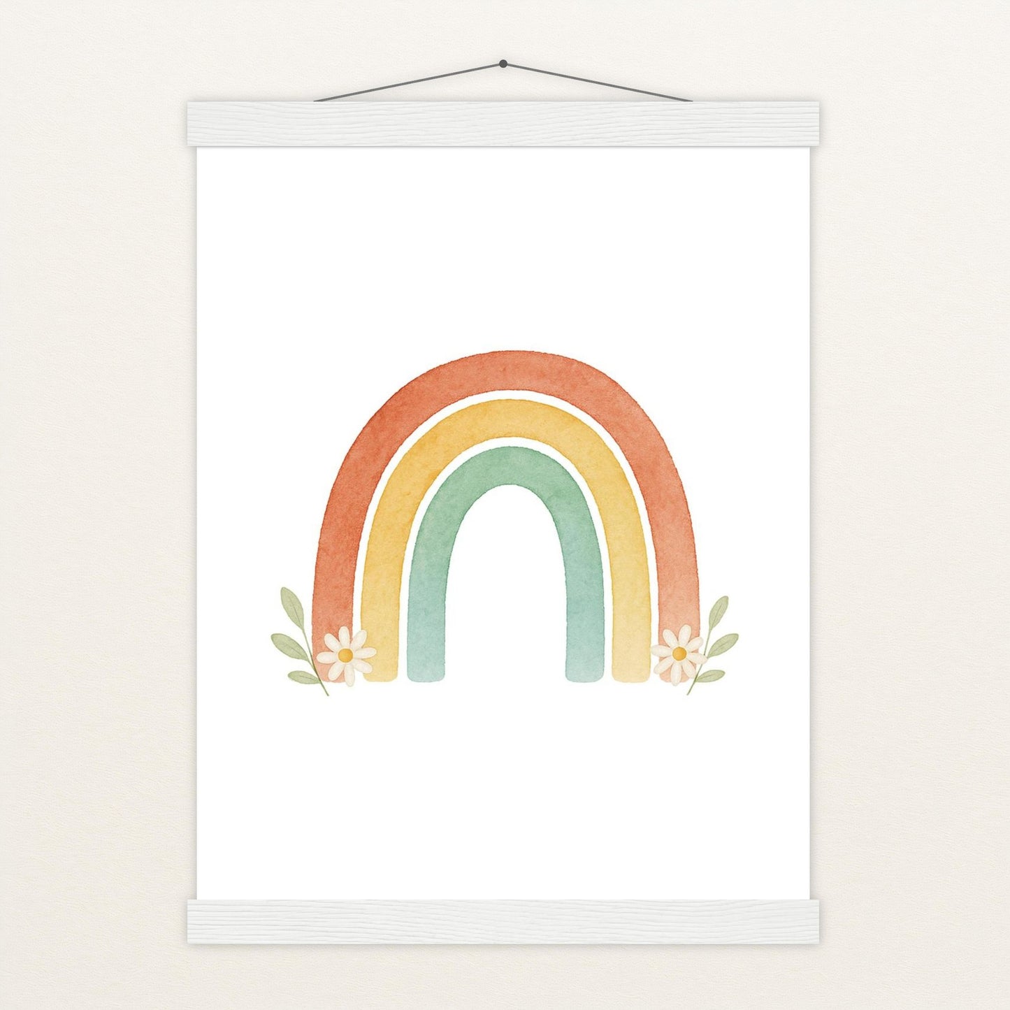 Regenbogen Poster mit Leisten von tinylearner