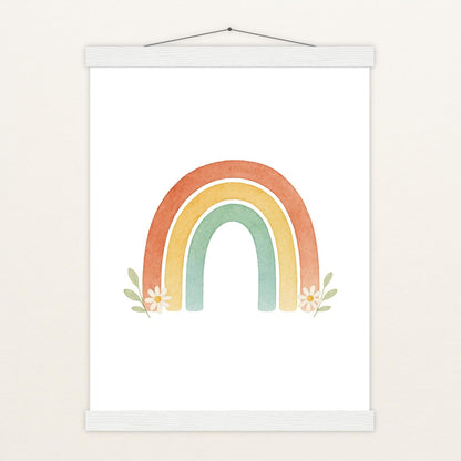 Regenbogen Poster mit Leisten von tinylearner