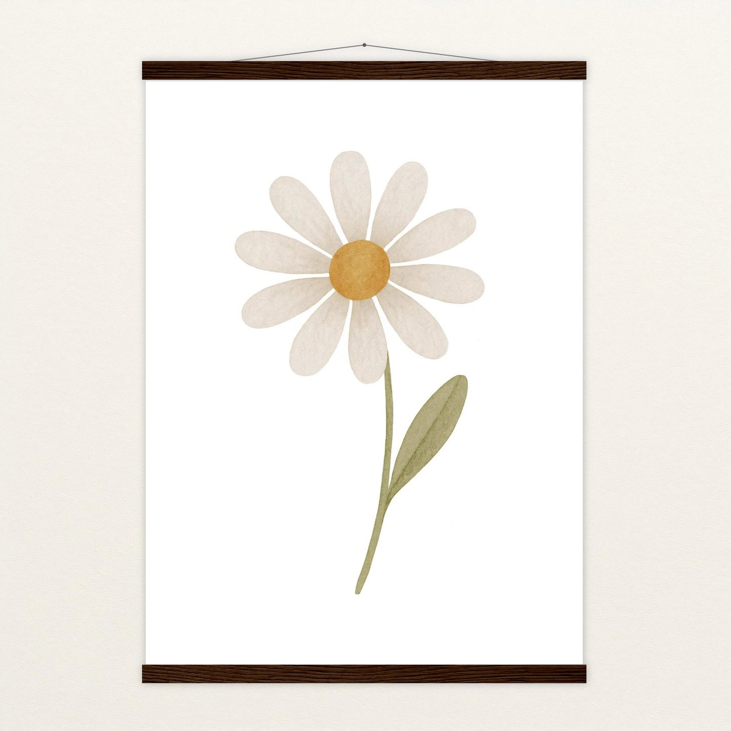 Gänseblümchen Poster mit Leisten von tinylearner