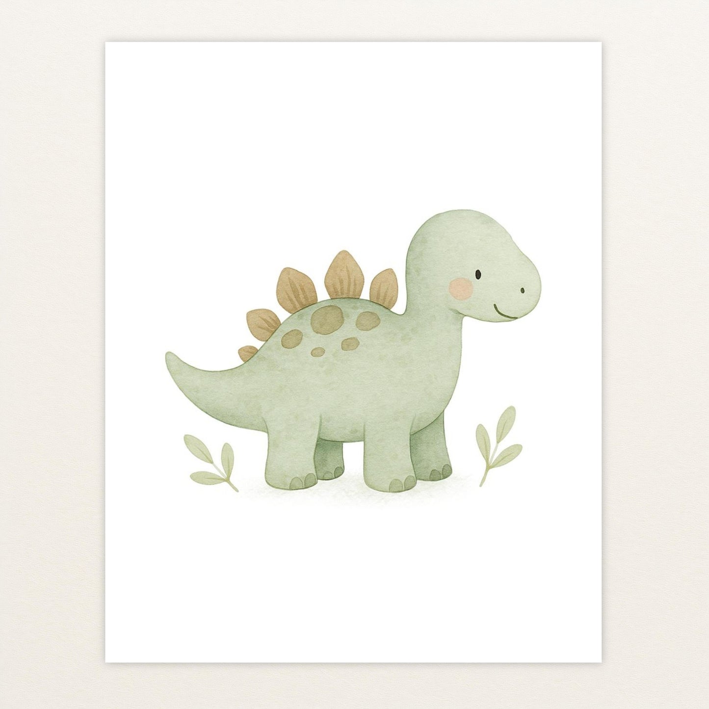 Dinosaurier Stegosaurus Poster von tinylearner