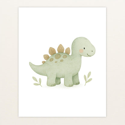 Dinosaurier Stegosaurus Poster von tinylearner