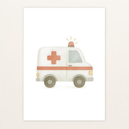 Krankenwagen Poster von tinylearner