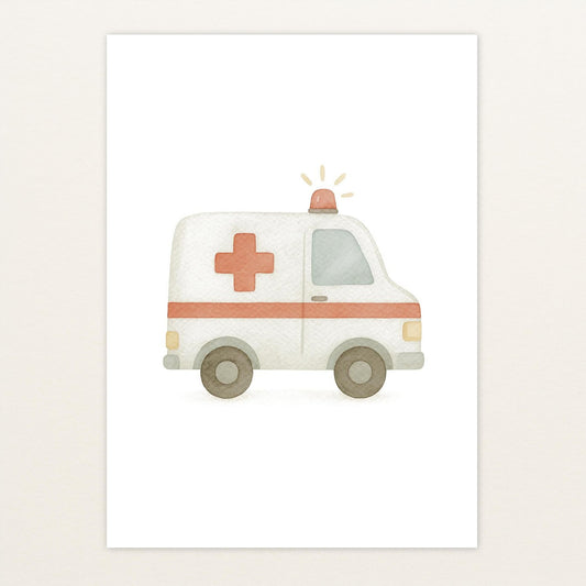 Krankenwagen Poster von tinylearner