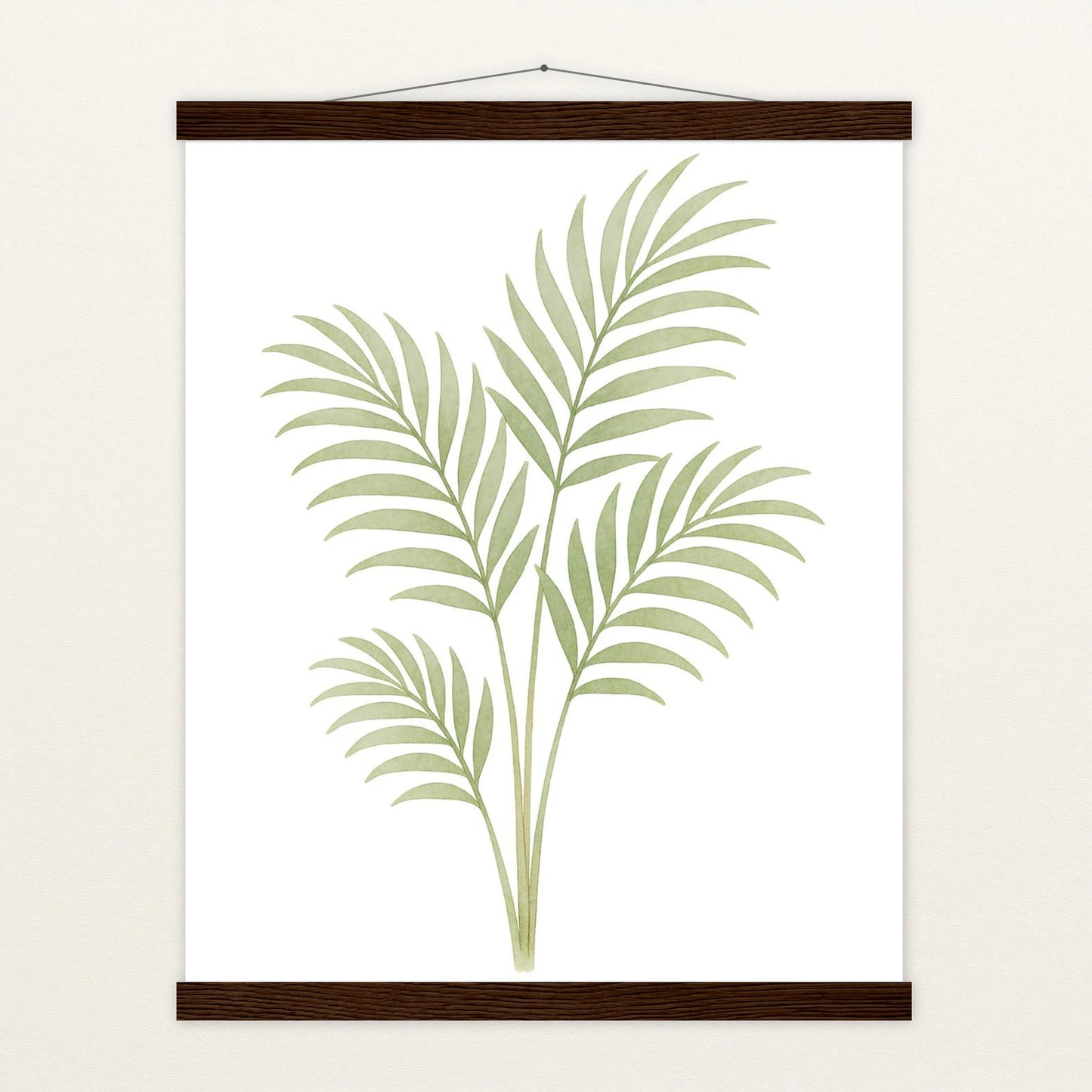 Howea-Blatt Poster mit Leisten von tinylearner