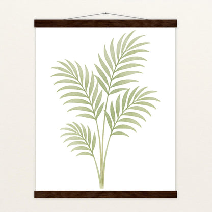 Howea-Blatt Poster mit Leisten von tinylearner
