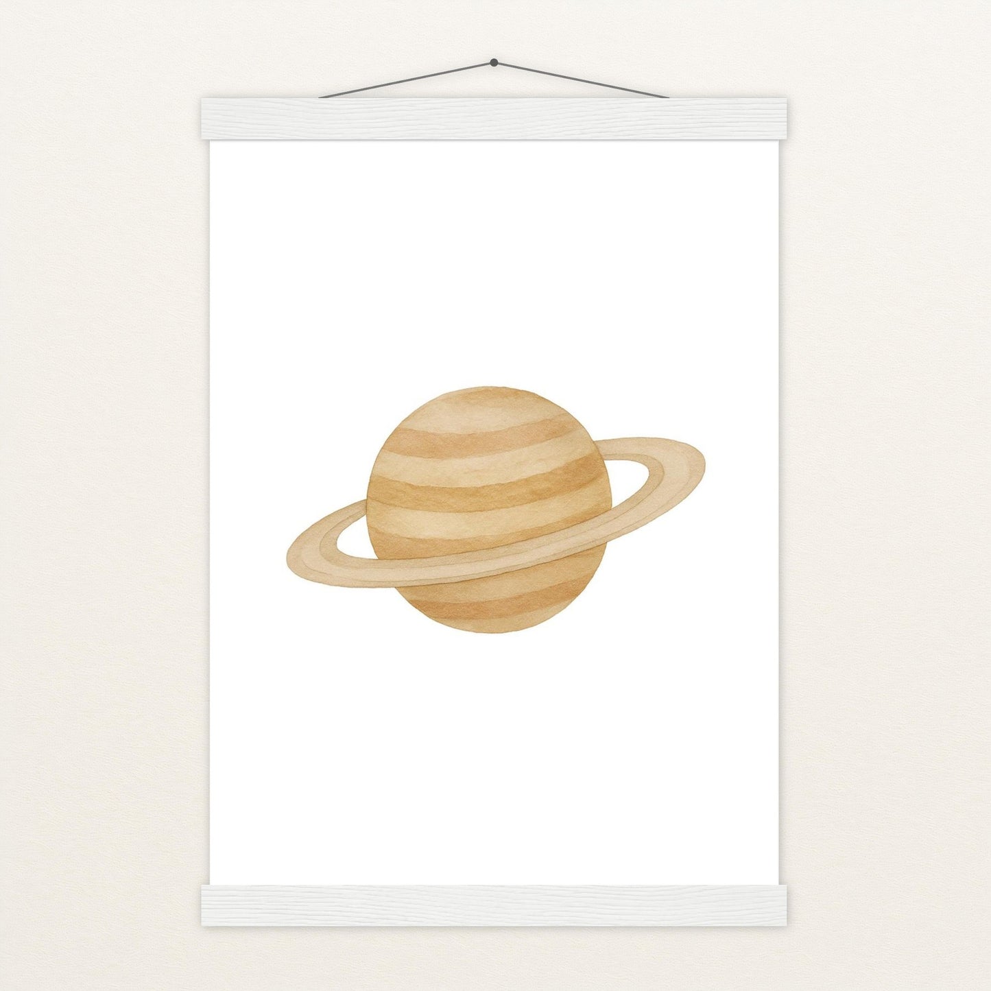 Saturn Poster mit Leisten von tinylearner