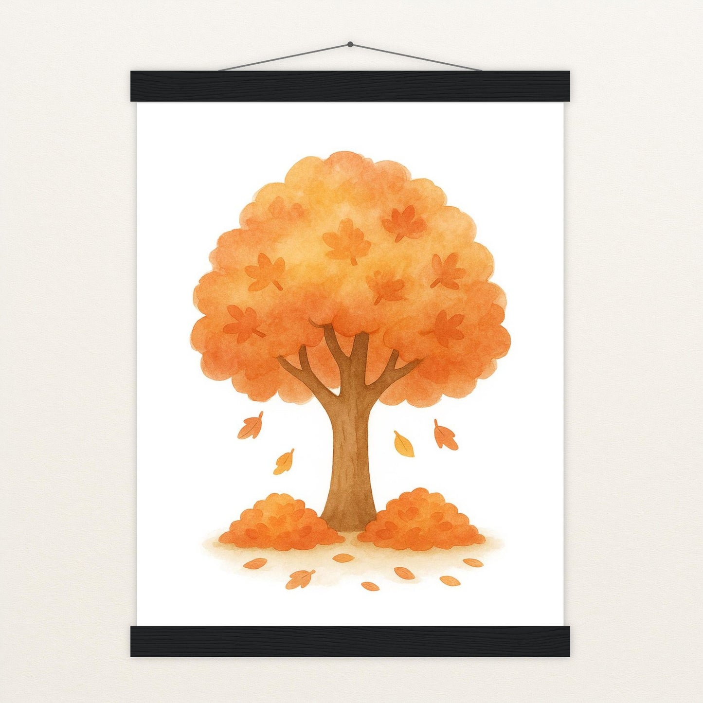 Ahornbaum Poster mit Leisten von tinylearner