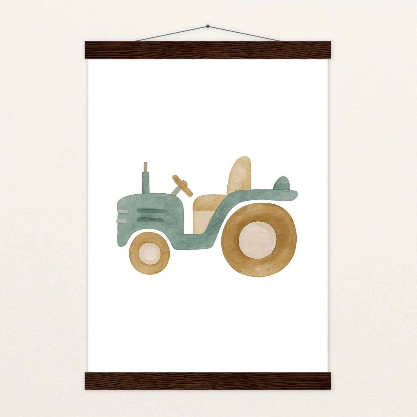 Traktor Poster mit Leisten von tinylearner