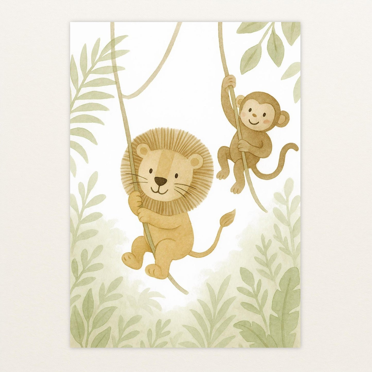 Tierfreunde - Motiv: "Lianen" Poster von tinylearner