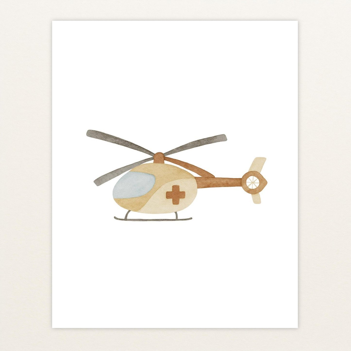 Rettungshubschrauber Poster von tinylearner
