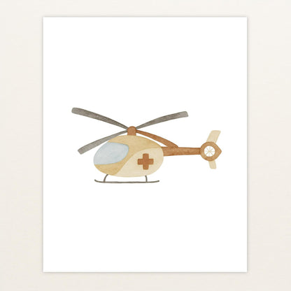 Rettungshubschrauber Poster von tinylearner