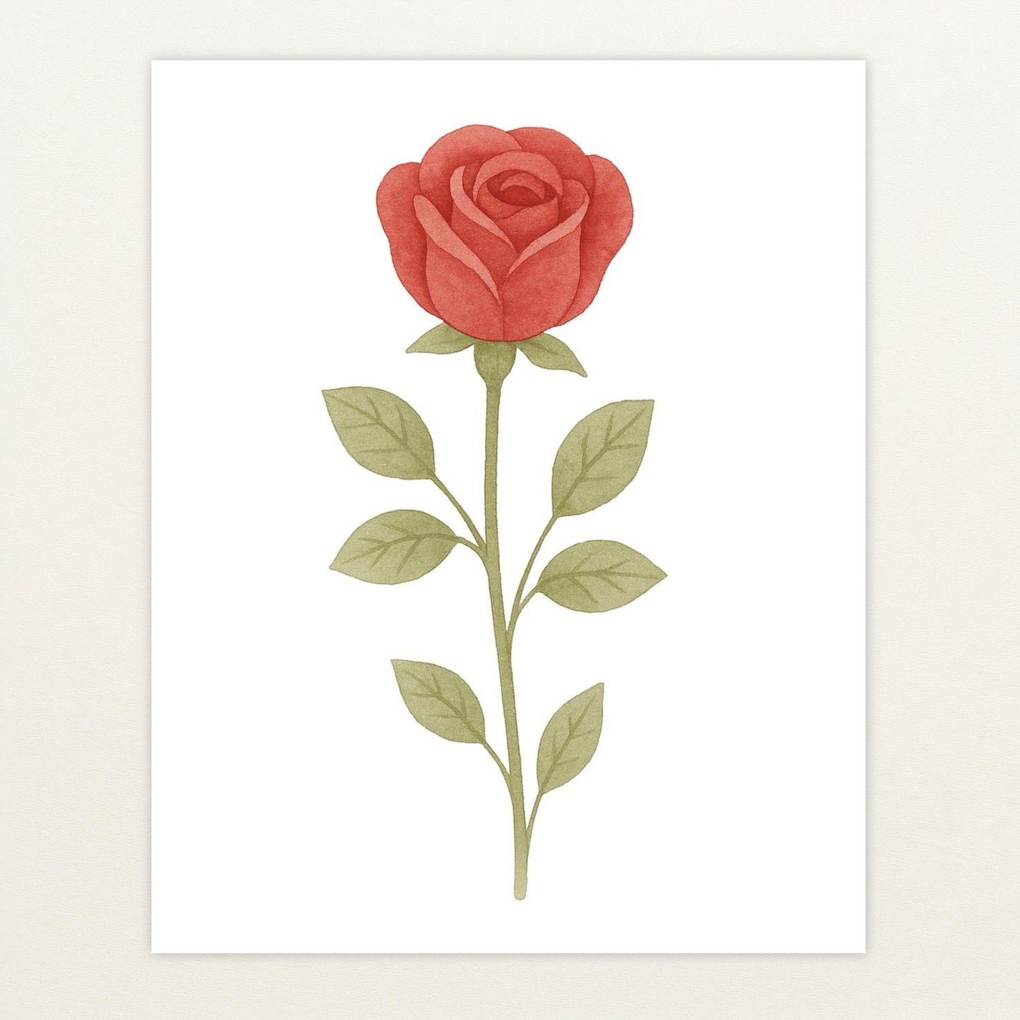Rose Poster von tinylearner