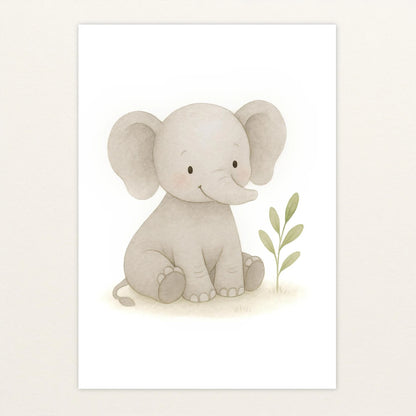 Emil der Elefant Poster von tinylearner
