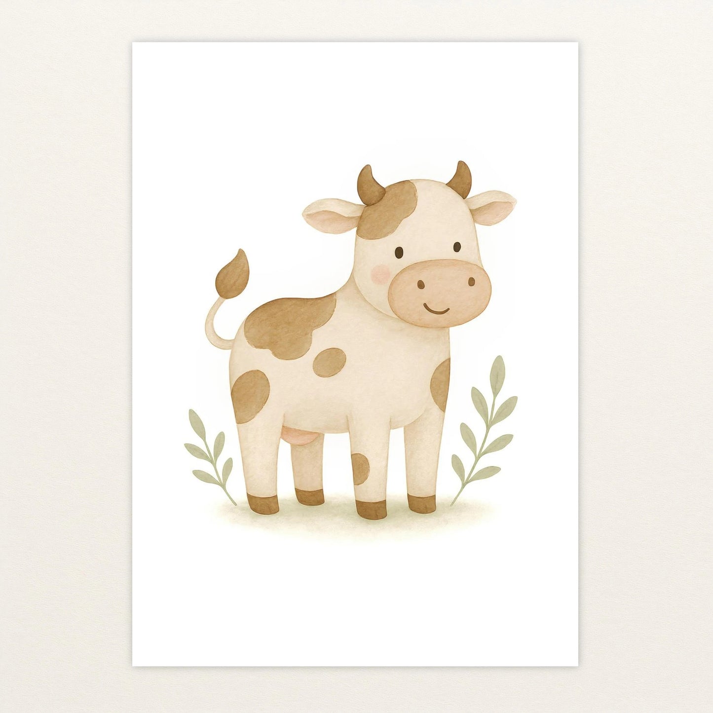 Klara die Kuh Poster von tinylearner