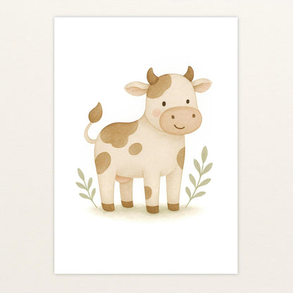 Klara die Kuh Poster von tinylearner