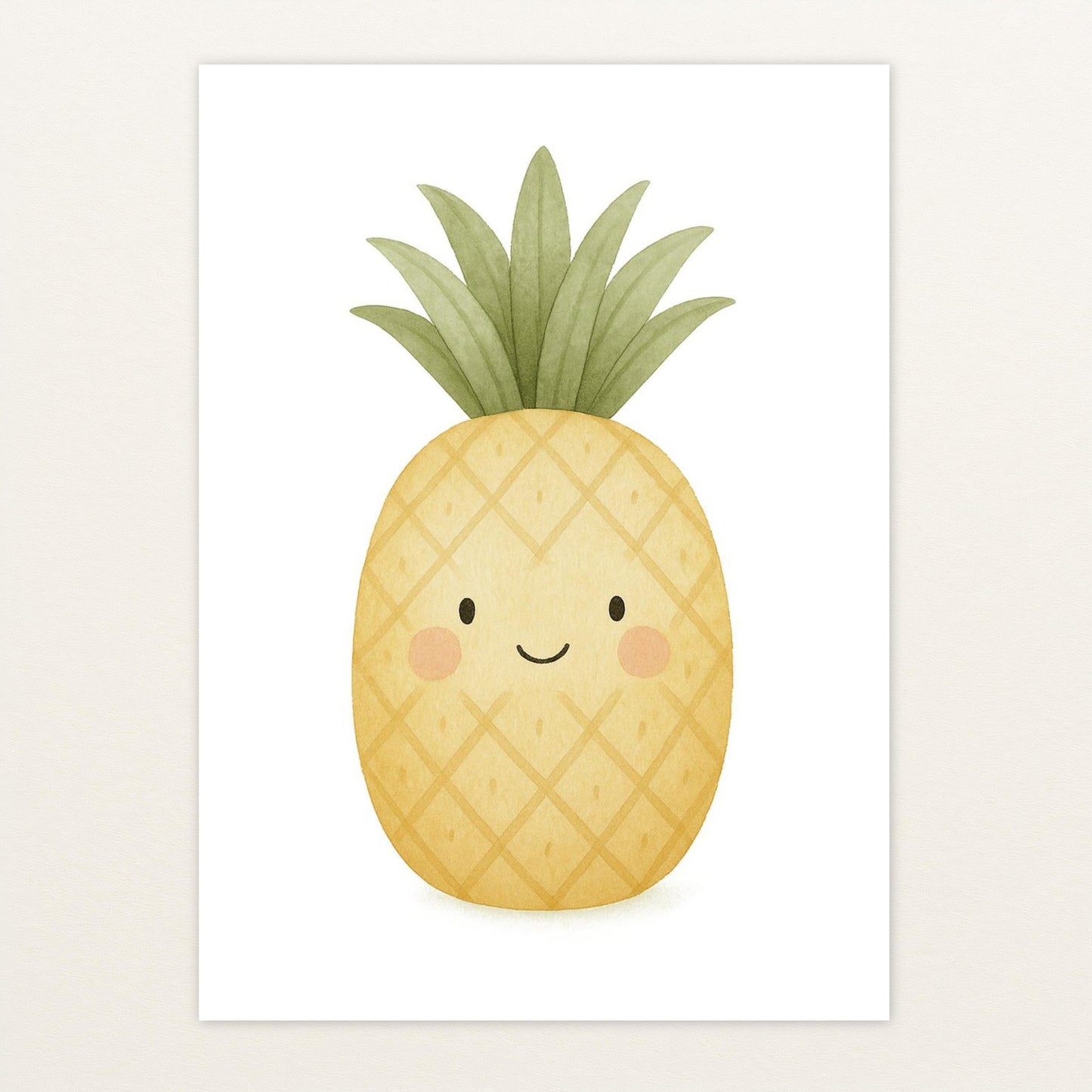 Obst: Ananas Poster von tinylearner