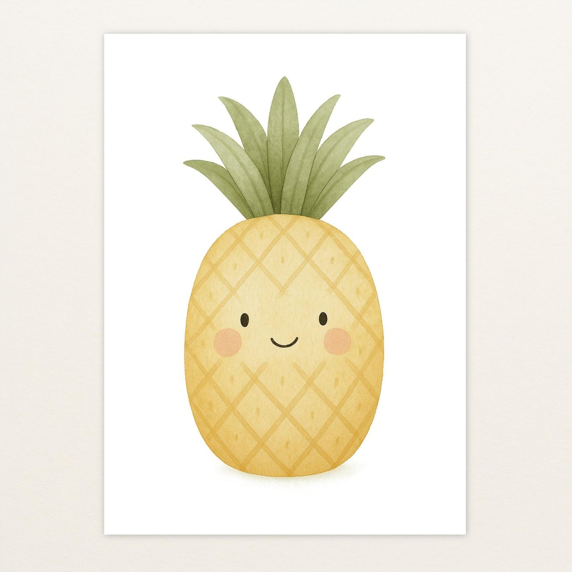 Obst: Ananas Poster von tinylearner