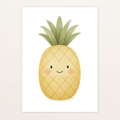 Obst: Ananas Poster von tinylearner