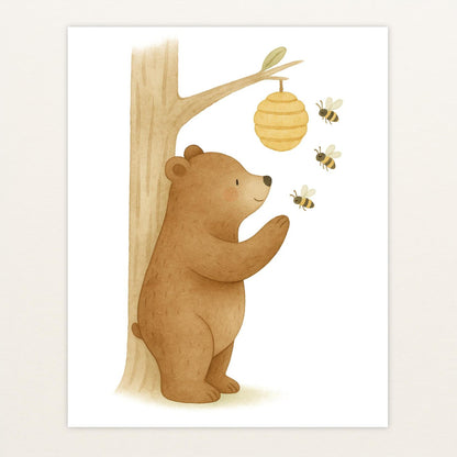 Balu der Bär - Motiv: "Bienenstock" Poster von tinylearner