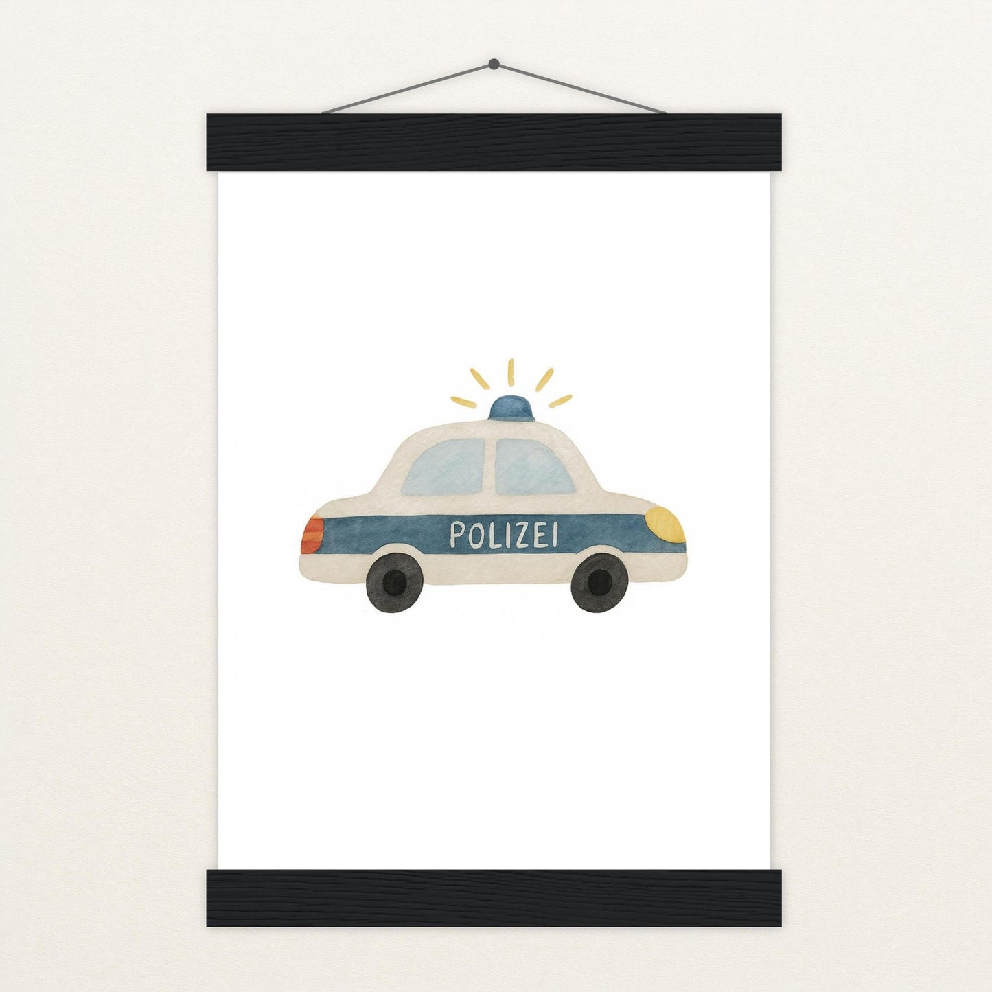 Polizei Poster mit Leisten von tinylearner